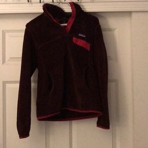 Red patagonia fleece